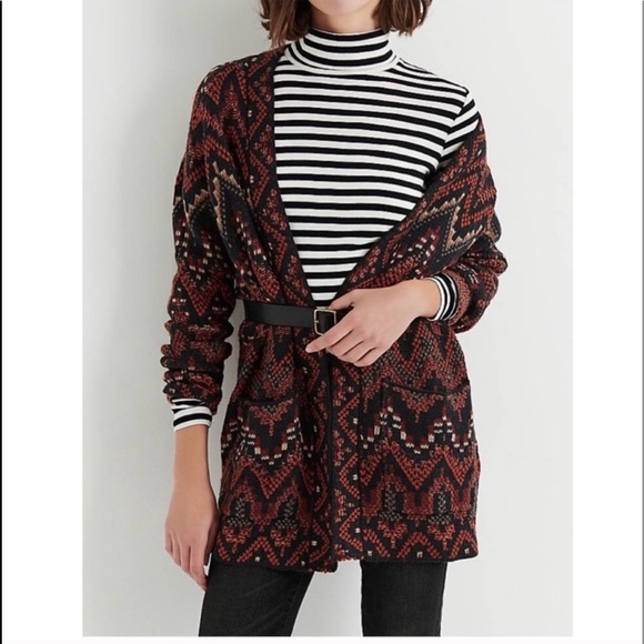 Lucky Brand Ikat Long Cardigan - Picture 2 of 4